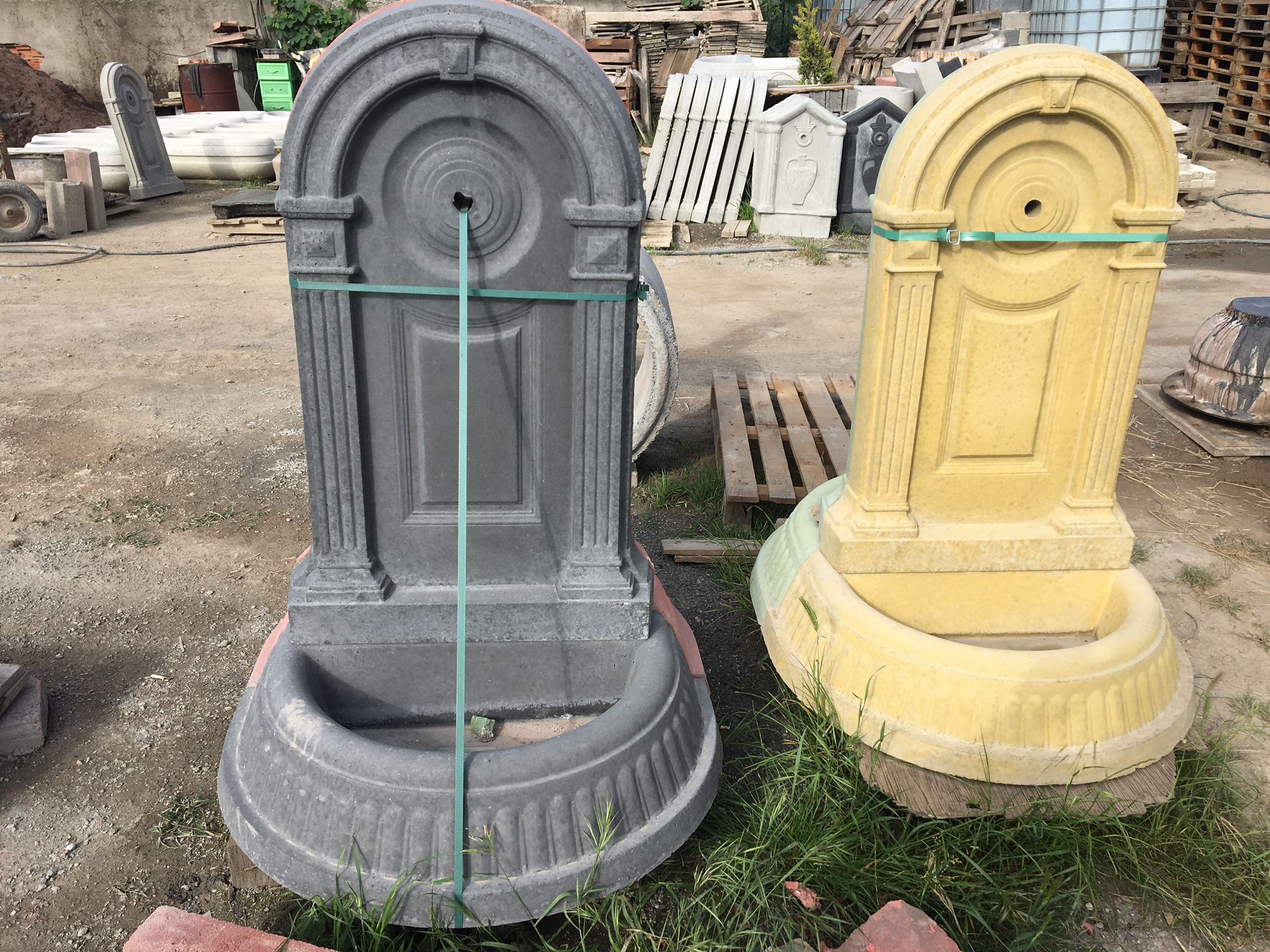 MOZAİK KAPLAMALI BETON SAKSI
